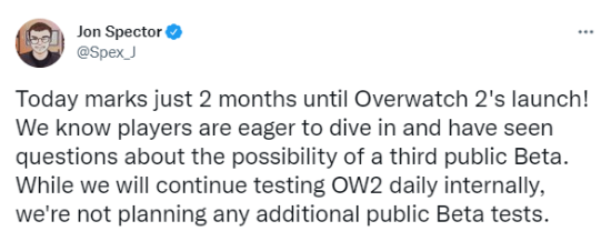OW2没有第三次测试 游戏正式上线才能玩新英雄_1