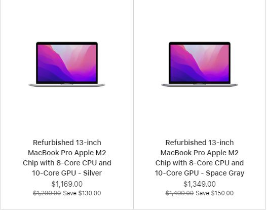 苹果上架官翻M2版MacBook Pro 售价便宜近千元_0