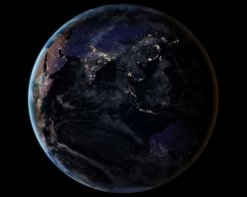 NASA公布最新太空视角夜晚地球照片 神秘清晰祥和_2