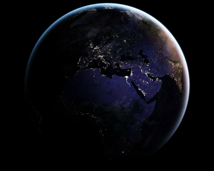 NASA公布最新太空视角夜晚地球照片 神秘清晰祥和_3