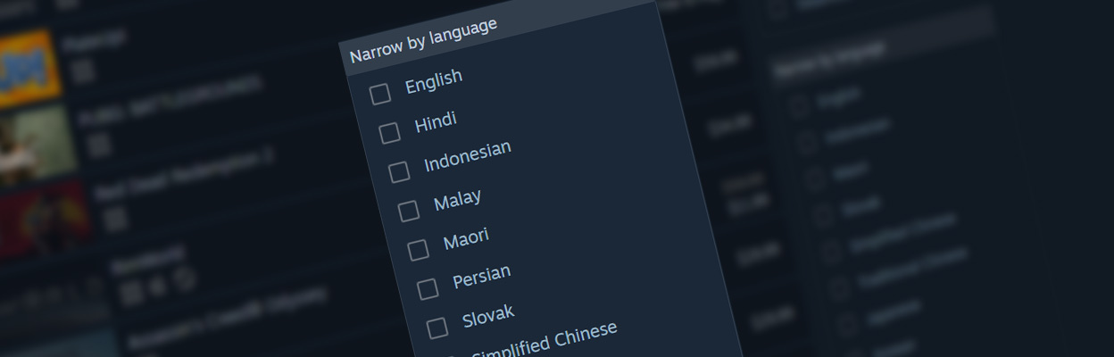 Steam更新：现可在超100种语言中寻找支持游戏_1