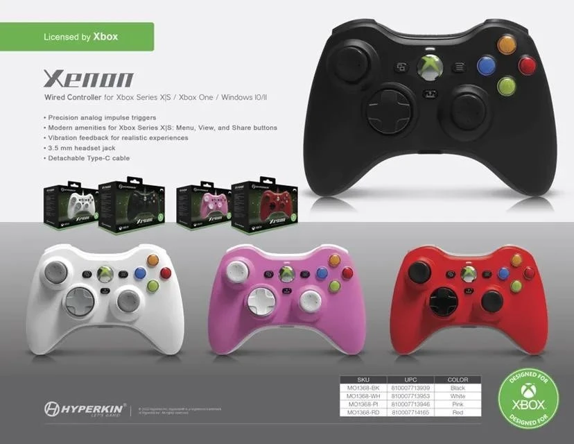 Hyperkin将推出 官方授权复刻版Xbox 360手柄_0