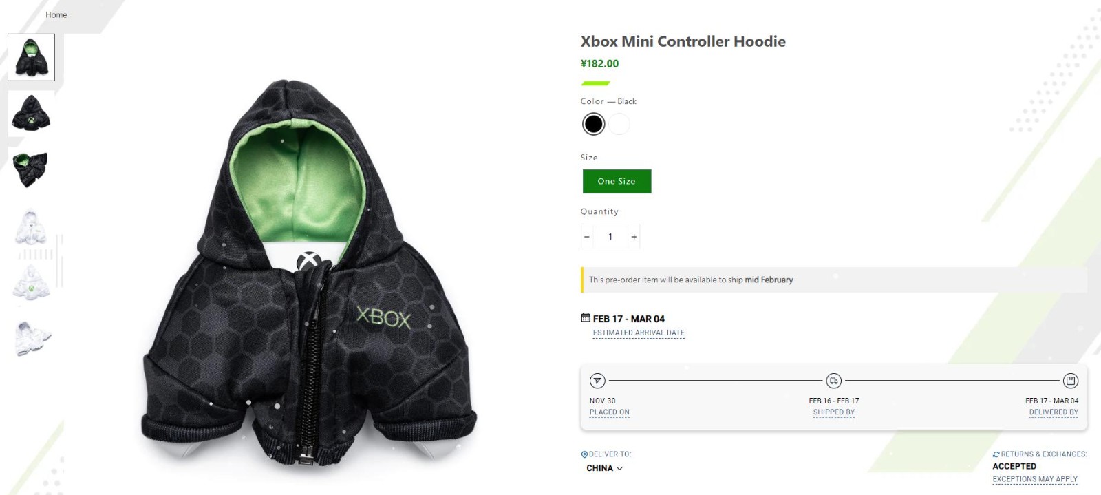 给你的手柄穿件衣服 微软推出Xbox手柄迷你卫衣_0