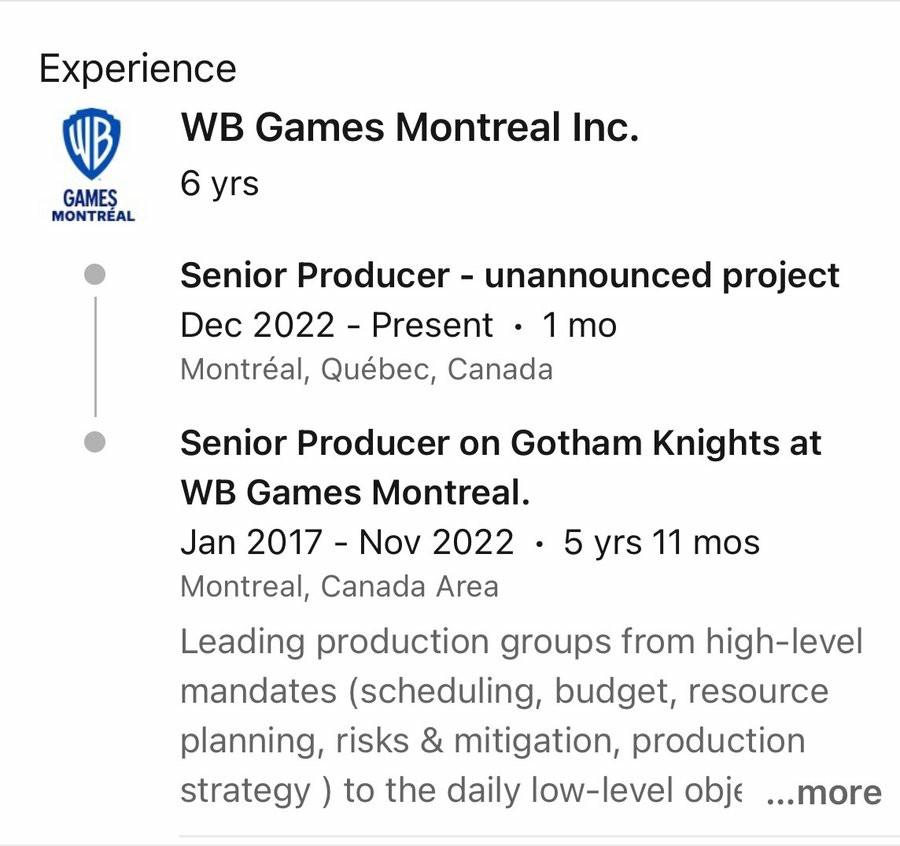 华纳蒙特利尔有一个新项目尚未公布 或是DC宇宙游戏_0