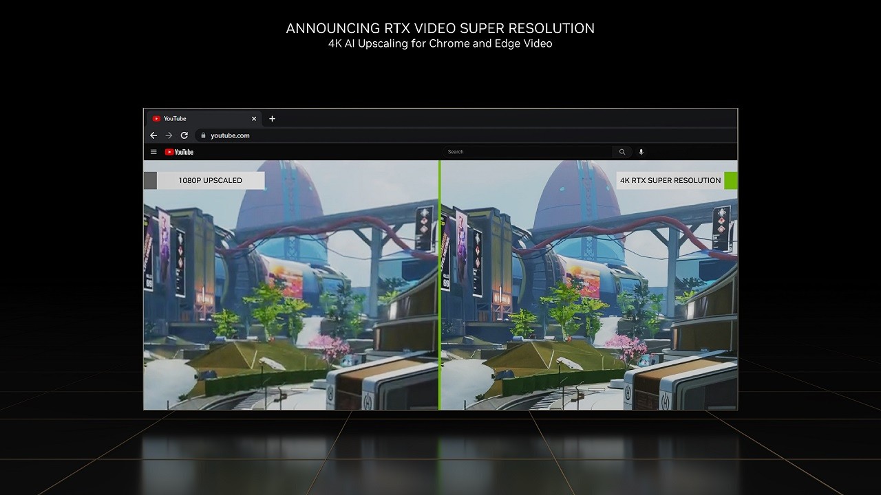 看视频更清晰 NV发布RTX视频超分辨率技术_0
