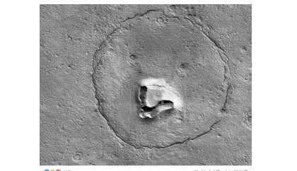 NASA火星表面新高清图片引热议 酷似可爱小熊_0