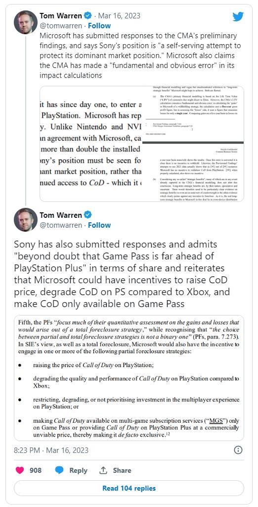 索尼在CMA声明中承认微软XGP领先于PS Plus_1