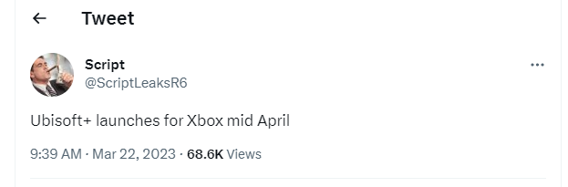 传闻：Ubisoft+将于4月登陆Xbox平台_0