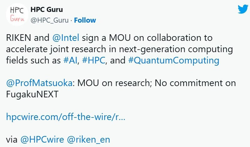 英特尔与日本RIKENS签署谅解备忘录 合作开发研究前沿量子计算_0