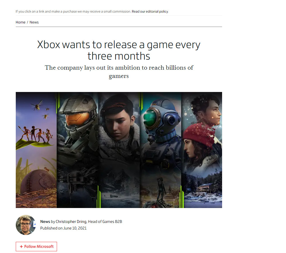 Xbox总裁：每年计划推出四款第一方游戏_1