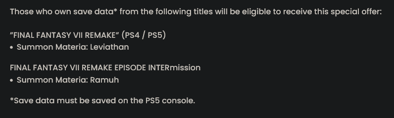 最终幻想7：重生将不支持使用重制版旧存档_2